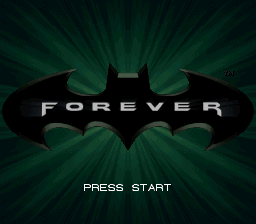 Batman Forever (Europe) Title Screen